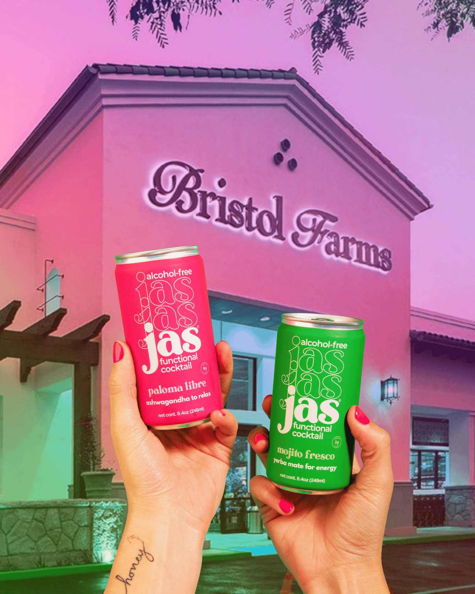 JAS Paloma Libre and JAS Mojito Fresco at Bristol Farms